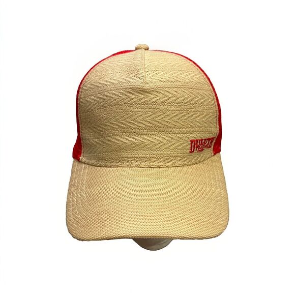 Duluth Trading Co Other - Duluth Trading Co Mens Tan Red Adjustable SnapBack Trucker Hat Cap Size L/XL